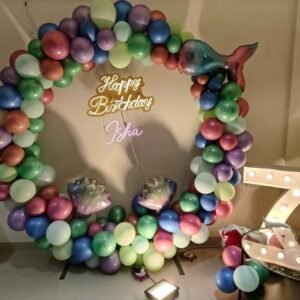 Mermaid Theme Birthday Decoration