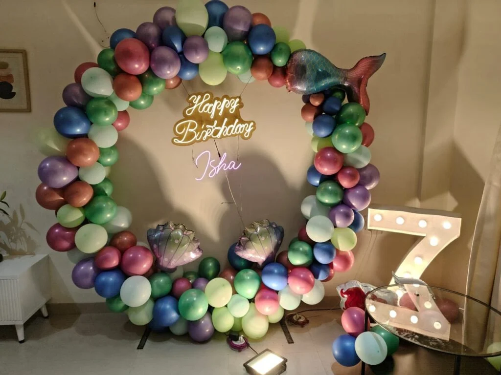 Mermaid Theme Birthday Decoration